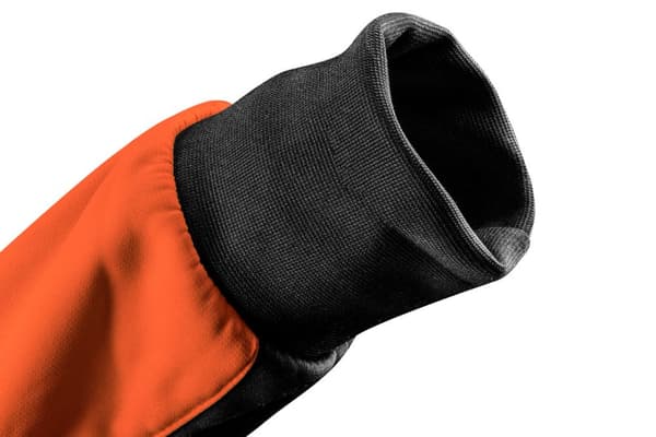 Arbejdsskjorte med høj synlighed, orange, størrelse S