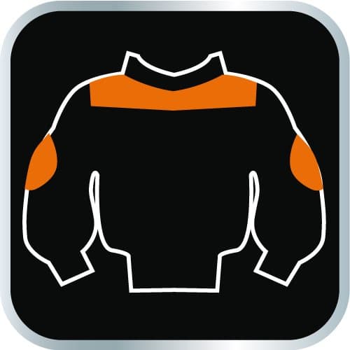 Arbetsskjorta, vit, HD, storlek LD/54