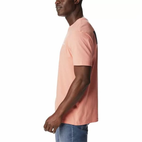Kortærmet T-shirt til Mænd Columbia North Cascades Laksefarvet - M