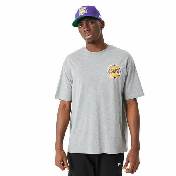 Kortærmet T-shirt til Mænd New Era Championship LA Lakers - S