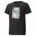 Miniatyrbillede 1 af 6: Kortærmet T-shirt til Børn Puma Essentials+ Street Art Grap Sort - 15-16 år