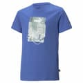 Miniatyrbillede 1 af 3: Kortærmet T-shirt til Børn Puma Essentials+ Street Art Grap Blå - 4-5 år