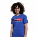 Miniatyrbillede 6 af 11: Kortærmet T-shirt til Børn Champion Crewneck  Blå - 3-4 år