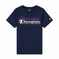 Miniatyrbillede 9 af 11: Kortærmet T-shirt til Børn Champion Crewneck  Blå - 7-8 år