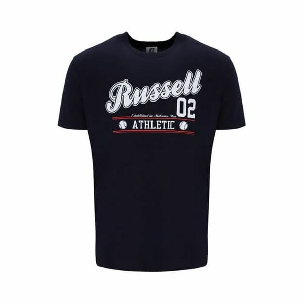 Kortærmet T-shirt Russell Athletic Amt A30311 Sort Mænd - M