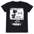 Miniatyrbillede 1 af 2: Unisex Kortærmet T-shirt Mickey Mouse Poster Style Sort - M