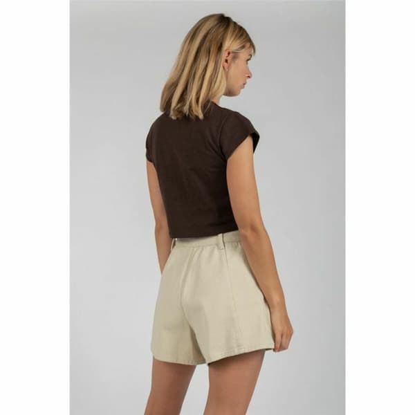 T-shirt med kortärm Dam 24COLOURS Casual Brun - 40
