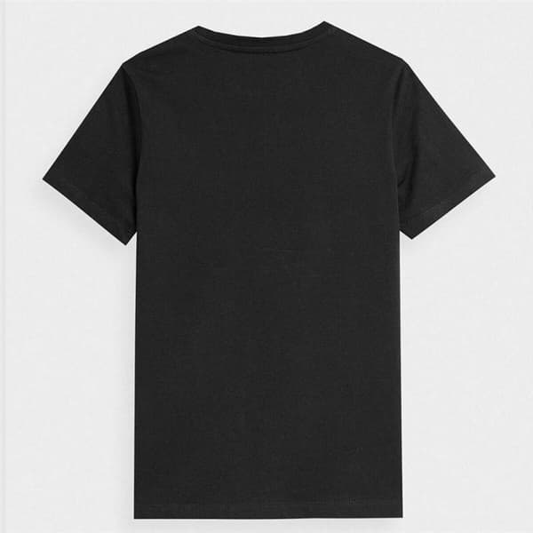 T-shirt med kortärm Barn 4F M294 Deep Svart - 13-14 år