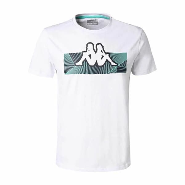 Barn T-shirt med kortärm Kappa Eryx  Vit - 14 år