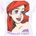 Miniatyrbild 2 av 3: T-shirt med kortärm The Little Mermaid Mermaid Vibes Vit Unisex - S
