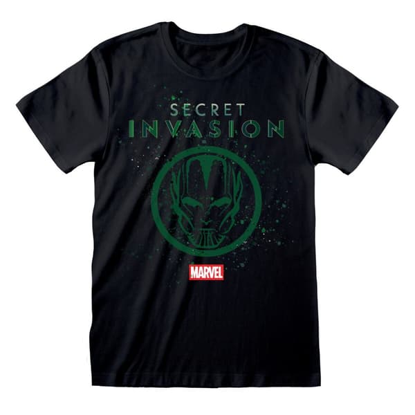 T-shirt med kortärm Marvel Logo Icon Svart Unisex - XL