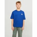Miniatyrbild 3 av 8: Barn T-shirt med kortärm Jack & Jones Jorcole Back Print Mörkblå - 104 cm