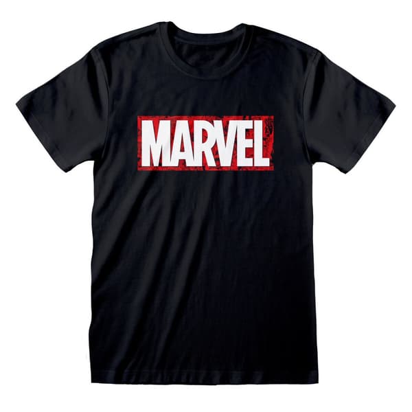 T-shirt med kortärm Unisex Marvel Svart - S