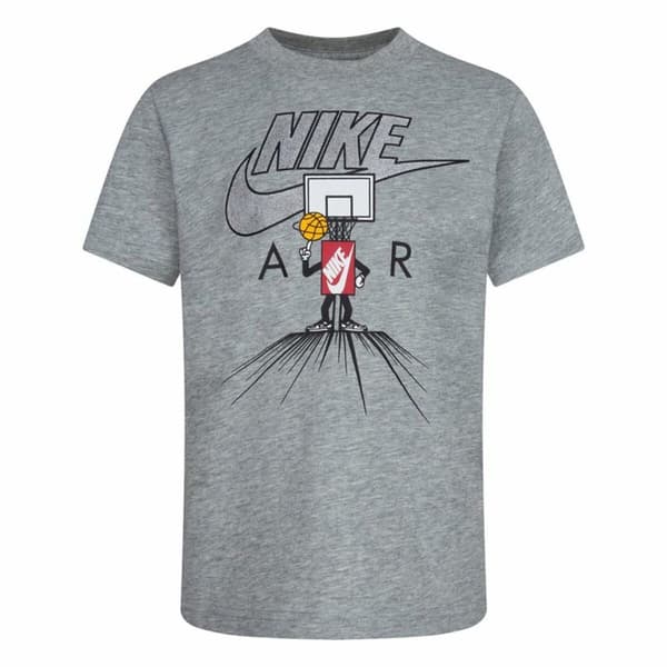 Barn T-shirt med kortärm Nike Icons Of Play Grå - 6 år
