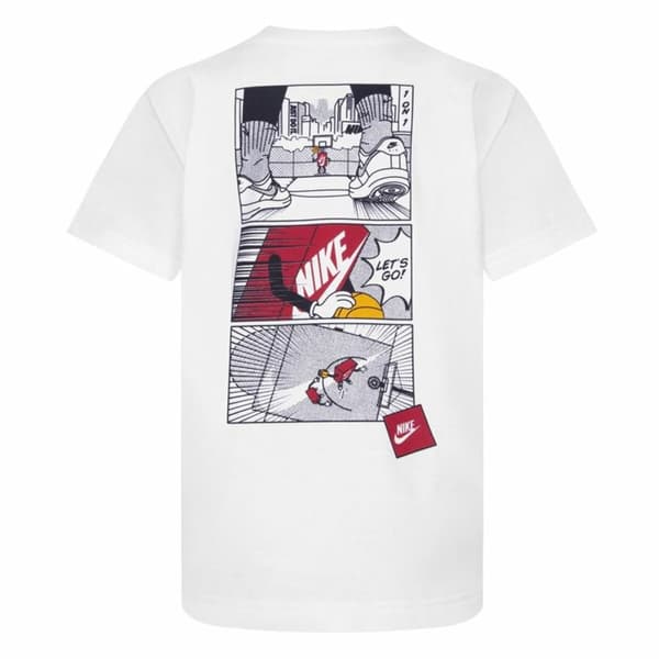 Barn T-shirt med kortärm Nike Icons Of Play Vit - 3 år