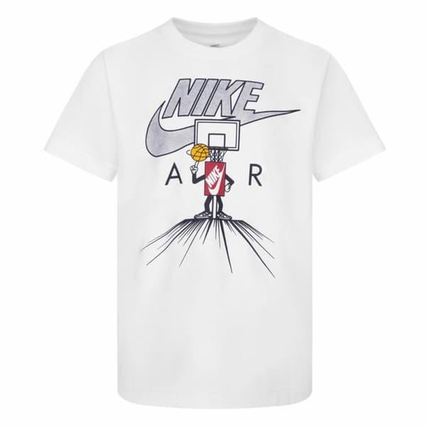 Barn T-shirt med kortärm Nike Icons Of Play Vit - 3 år