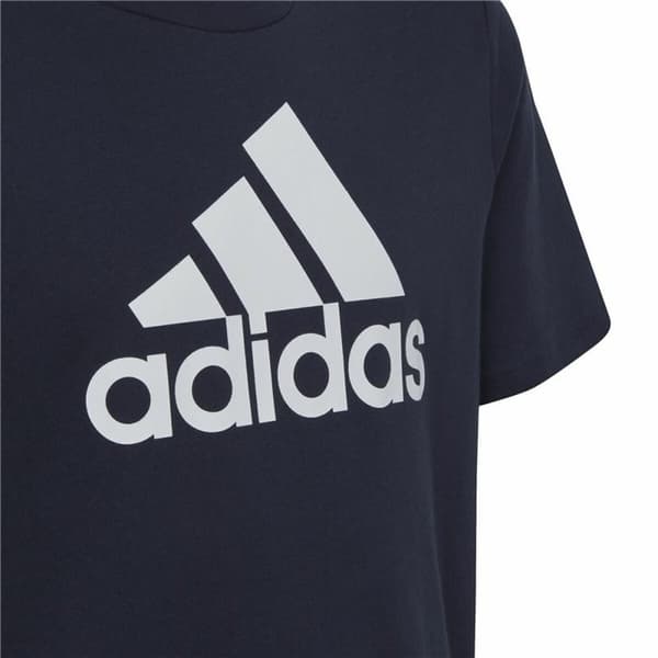 Barn T-shirt med kortärm Adidas Svart - 11-12 år