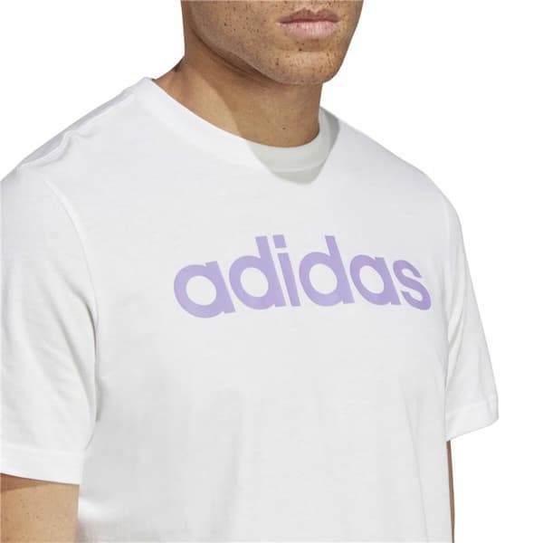 T-shirt med kortärm Herr Adidas Essentials Vit - S