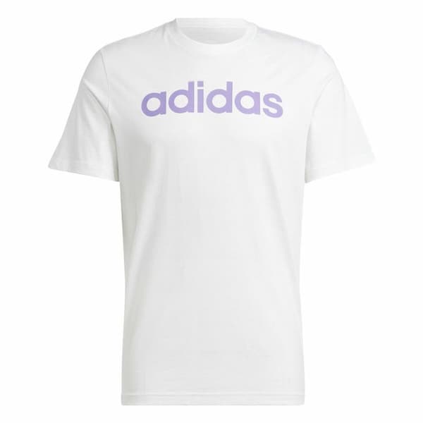 T-shirt med kortärm Herr Adidas Essentials Vit - S