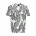 Miniatyrbild 1 av 4: T-shirt med kortärm Herr Only & Sons Onskobe Reg Banana Leaf Blå Vit - S