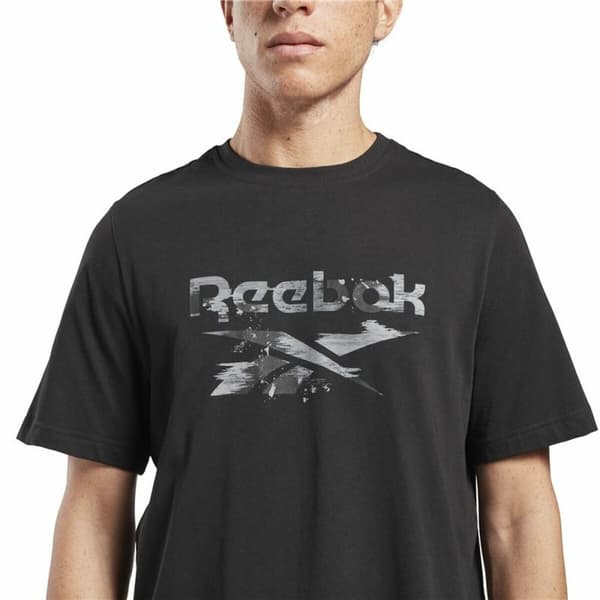 T-shirt med kortärm Herr Reebok Indentity Modern Camo Svart Kamouflage - M