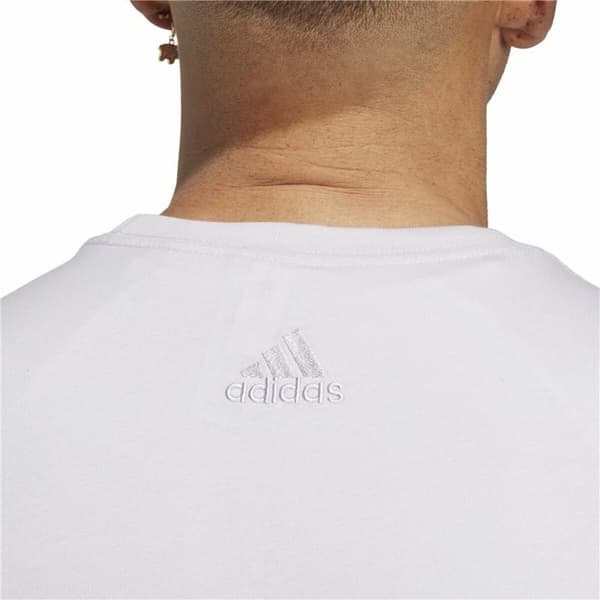 Kortærmet T-shirt til Mænd Adidas Essentials Syren - S
