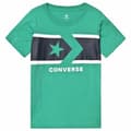 Miniatyrbilde 4 av 7: Barne Kortermet T-skjorte Converse Stripe Star Chevron  Grønn - 13-15 år