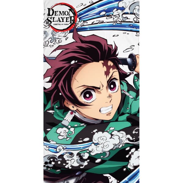 Kortarmet T-skjorte Demon Slayer Whirlpool Hvit Unisex - L