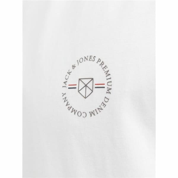 Kortarmet T-skjorte til Menn Jack & Jones lushield Hvit Menn - XL