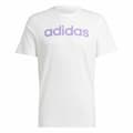 Miniatyrbilde 1 av 8: Kortarmet T-skjorte til Menn Adidas Essentials Hvit - L