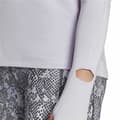 Miniatyrbilde 6 av 8: Langarmet t-skjorte for Kvinner Adidas Fast 1/2 Zip Syrin Lavendel - XS