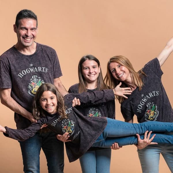Naisten T-paita Harry Potter Harmaa Tumman harmaa - XL