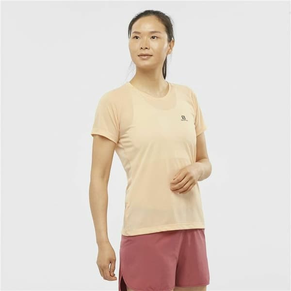 Naisten T-paita Salomon Cross Rebel Keltainen - S
