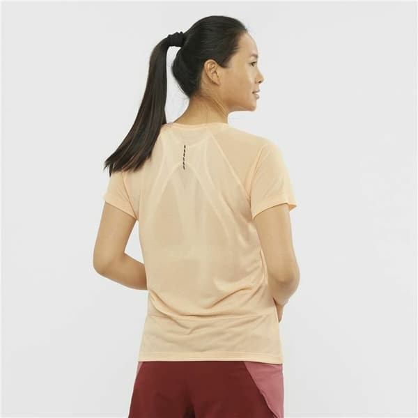 Naisten T-paita Salomon Cross Rebel Keltainen - S