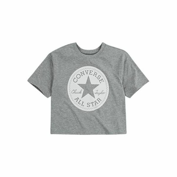 Lyhythihainen paita Converse  Chuck Patch Boxy Harmaa - 6-7 vuotta