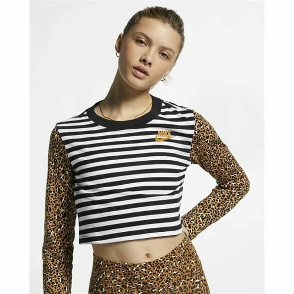 Naisten pitkähihainen paita Nike Animal Print - XS