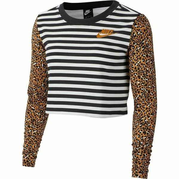 Naisten pitkähihainen paita Nike Animal Print - XS