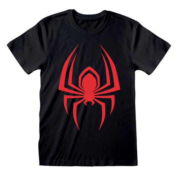 Lyhythihainen paita Spider-Man Hanging Spider Musta Unisex - L