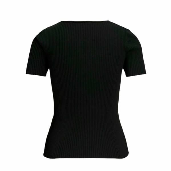 Naisten T-paita Jack & Jones Jxsky Ss Knit Musta - XS