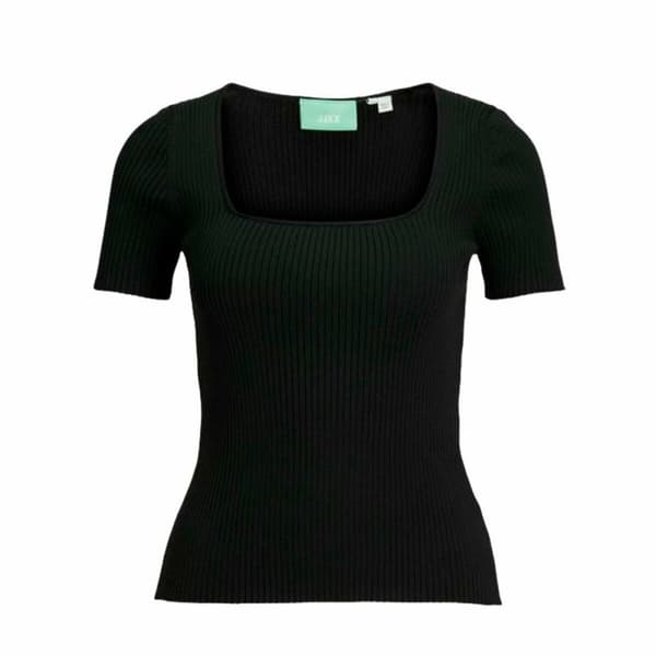 Naisten T-paita Jack & Jones Jxsky Ss Knit Musta - XS