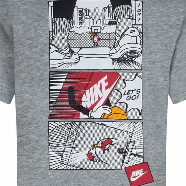 Lasten Lyhythihainen paita Nike Icons Of Play Harmaa - 6 vuotta