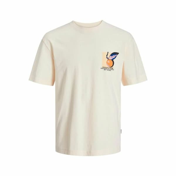 Lasten Lyhythihainen paita Jack & Jones tampa Back Beige - 15-16 vuotta
