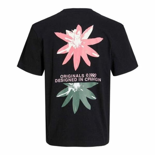 Lasten Lyhythihainen paita Jack & Jones Jortampa Back Tee Ss Musta - 116-122 cm