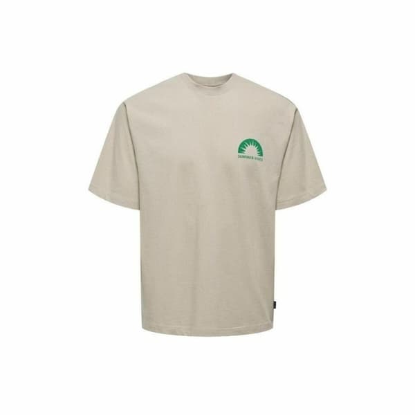 Miesten T-paita Only & Sons Onskasen Rlx Harmaa - M