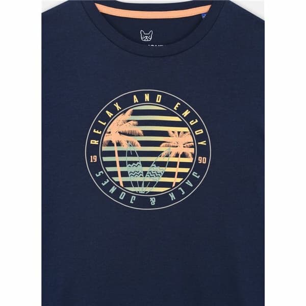 Lasten Lyhythihainen paita Jack & Jones Jjsummer Smu Vibe Tee Laivastonsininen - 16 vuotta