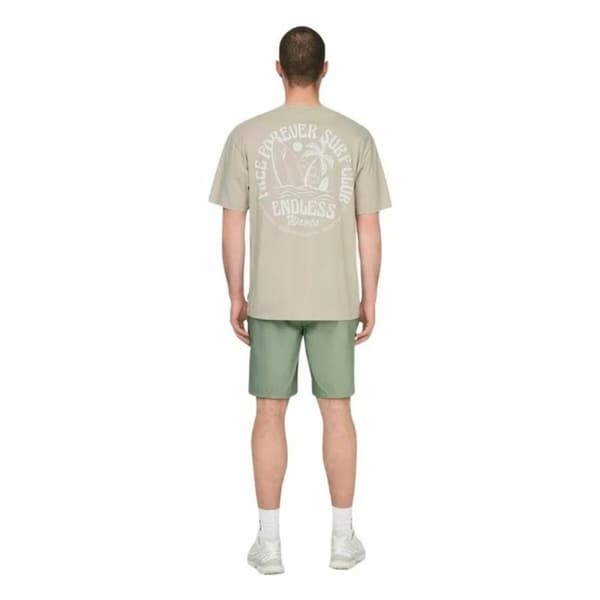 Miesten T-paita Only & Sons Onskylan Rlx Icon Lämmin valkoinen - S