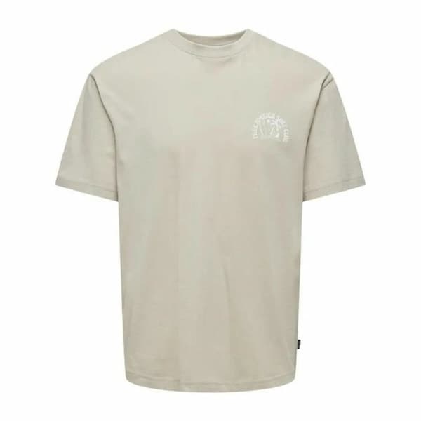 Miesten T-paita Only & Sons Onskylan Rlx Icon Lämmin valkoinen - S