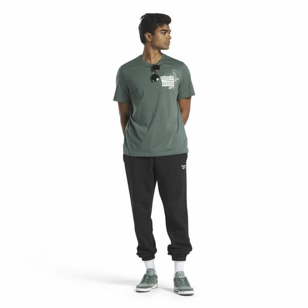 Miesten T-paita Reebok Graphic Series Vihreä - M