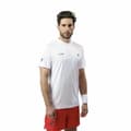Miniatyrbilde 3 av 4: Kortarmet T-skjorte til Menn Drop Shot Airam JMD Hvit - XL