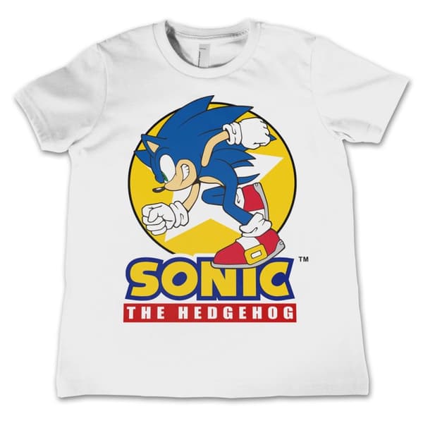 Fast Sonic - Sonic The Hedgehog Kids T-Shirt White 8Years/YM